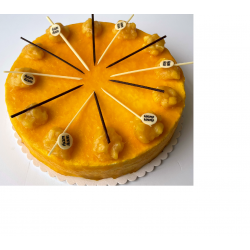 Mangový dort - CELÝ